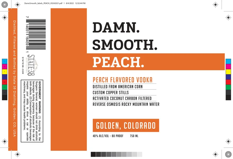 Damn. Smooth. label