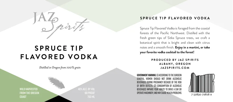 Jaz Spirits label