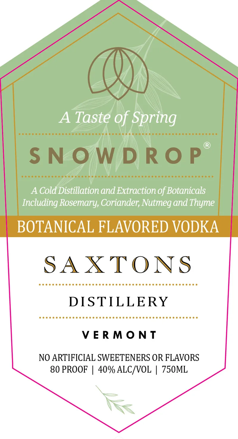 Snowdrop Botanical Flavored Vodka