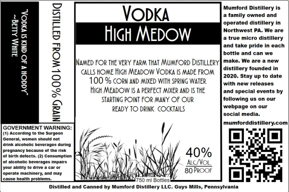High Meadow label