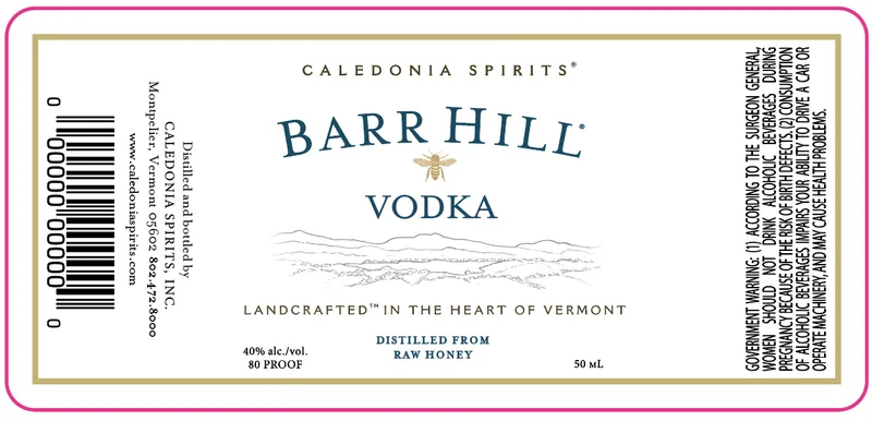 Barr Hill label
