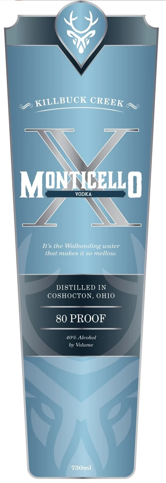 Killbuck Creek Monticello X label