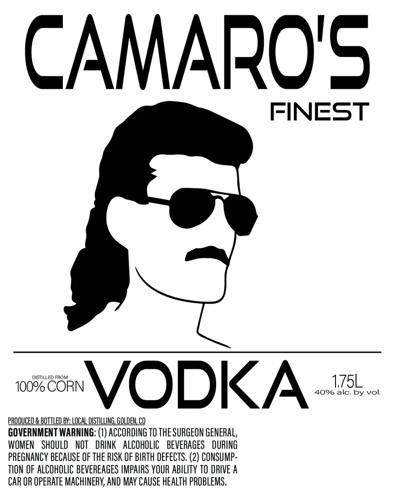 Camaro's Finest Vodka
