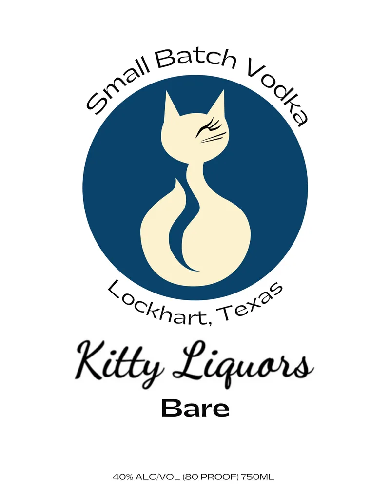 Kitty Liquors Bare label