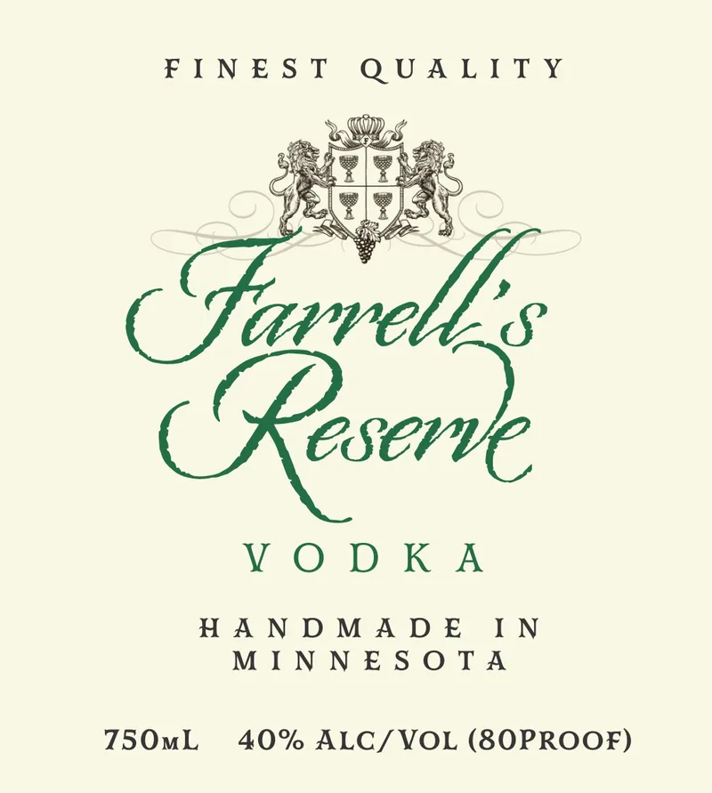 Farrell's Reserve label
