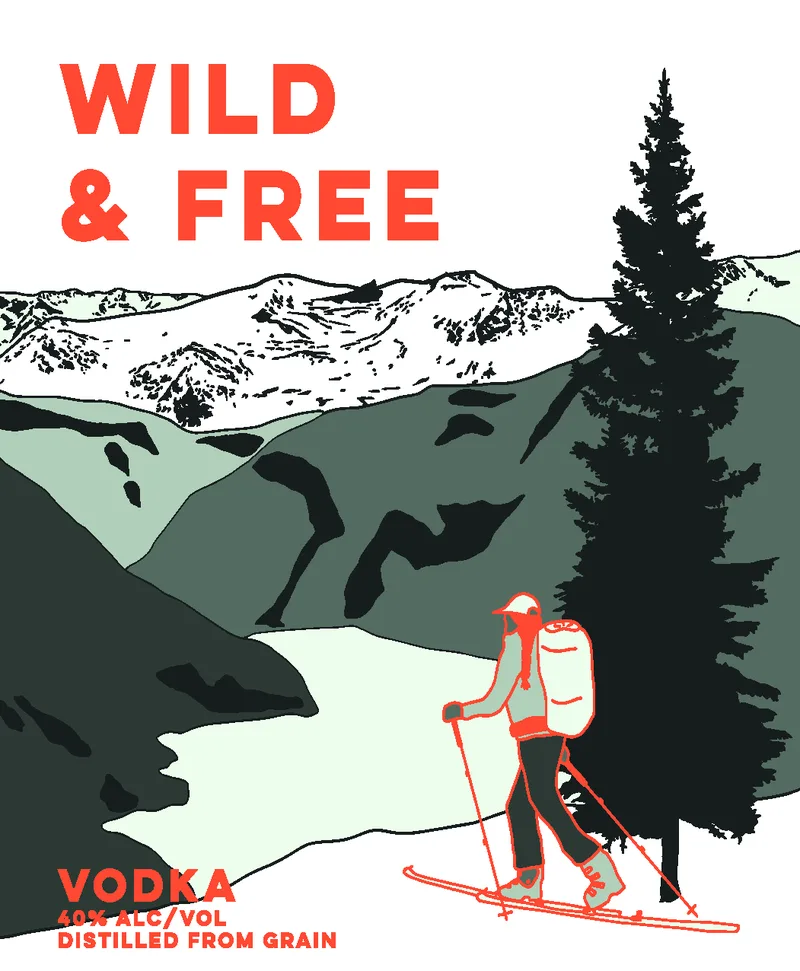 Wild & Free label