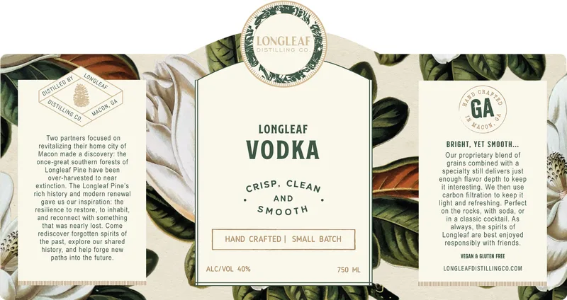 Longleaf Vodka