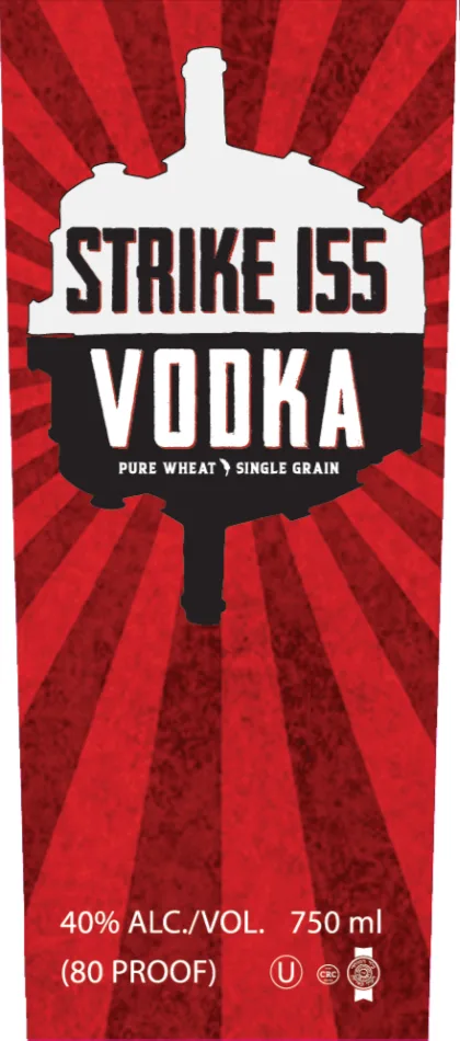 Strike 155 label