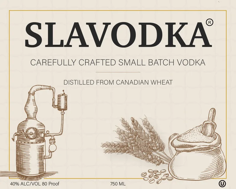 Slavodka label
