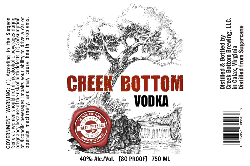 Creek Bottom Vodka