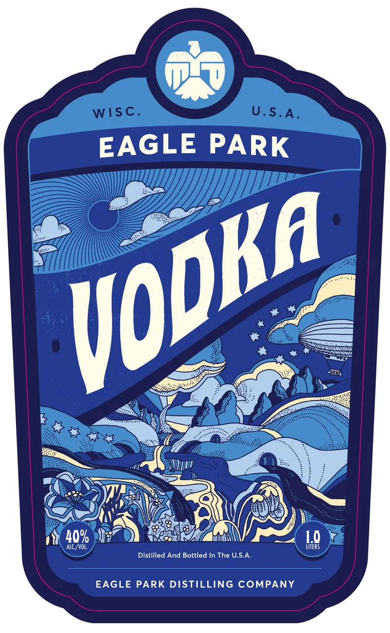 Eagle Park Vodka label