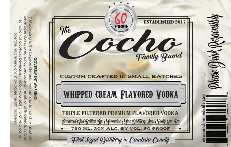 The Cocho Family Brand label