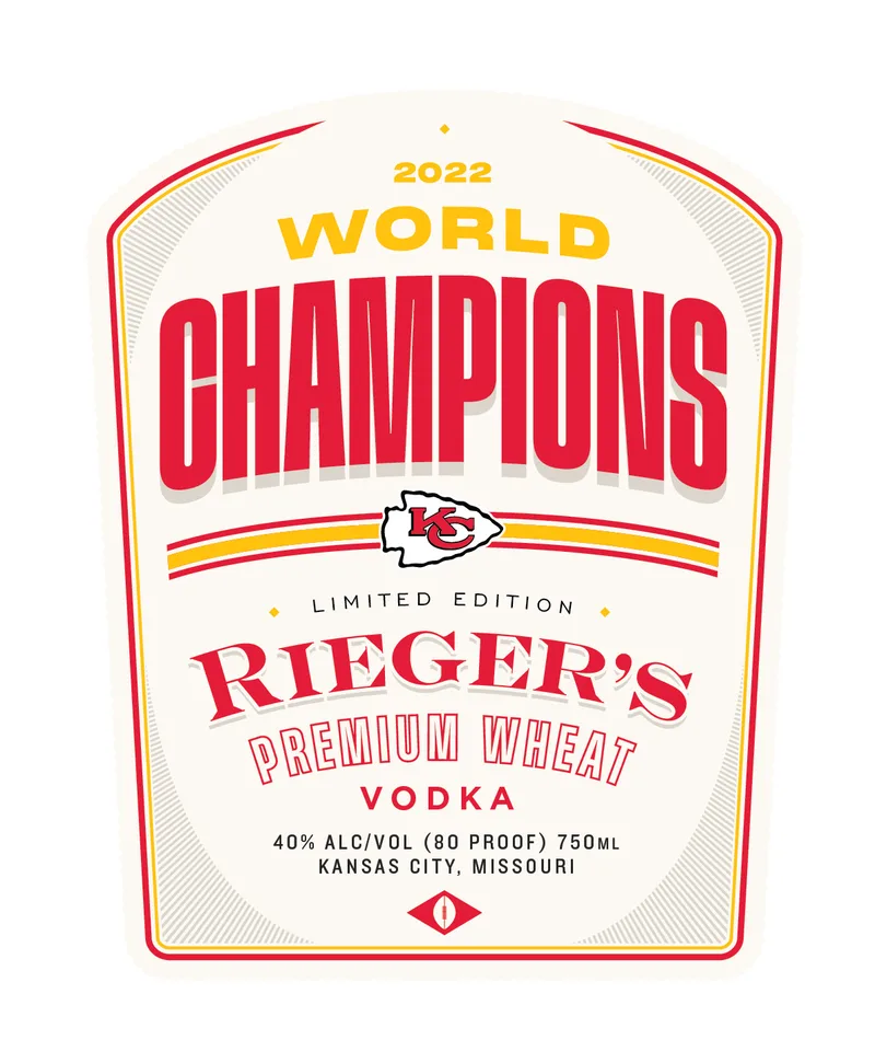 Rieger's Premium Wheat label