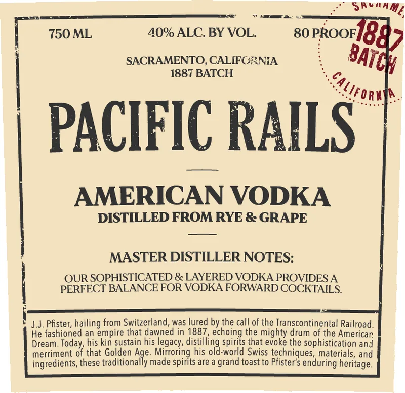 Pacific Rails label
