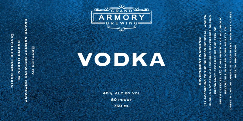 Grand Armory Brewing label