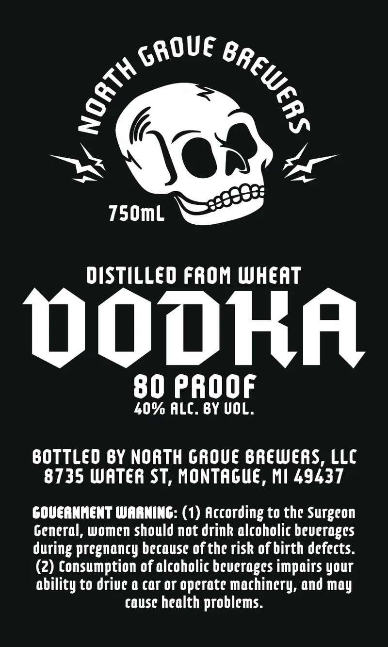 North Grove Brewers label