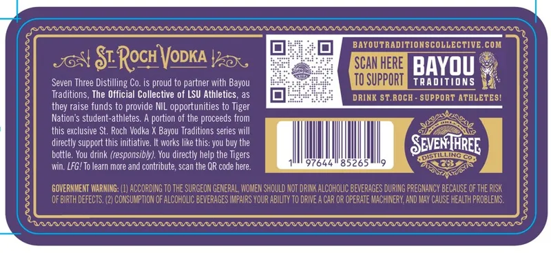 St. Roch Vodka Bayou Traditions