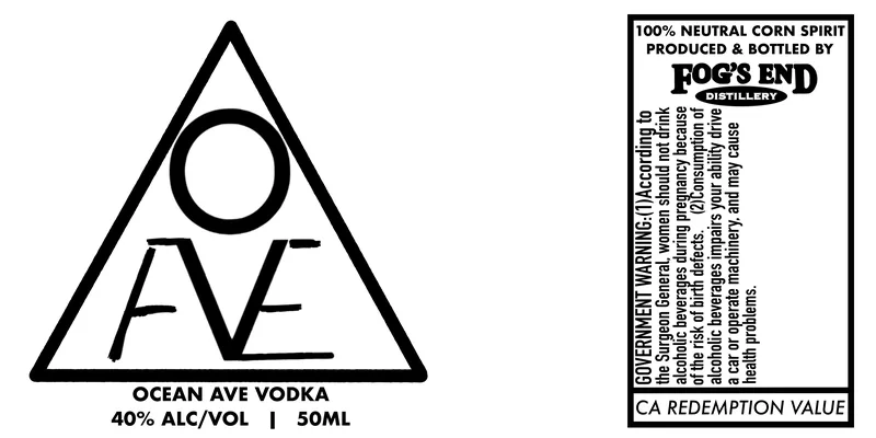 Ocean Ave Vodka
