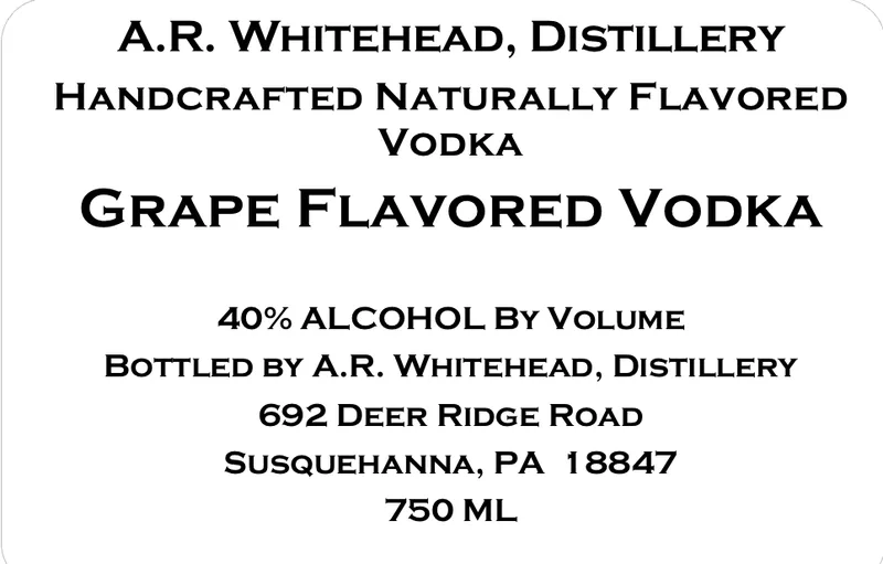 Vodka - Grape Flavored