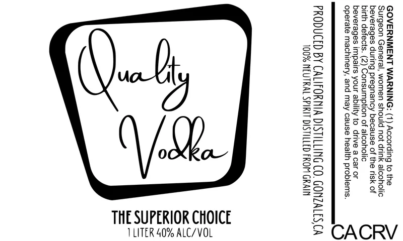 Quality Vodka