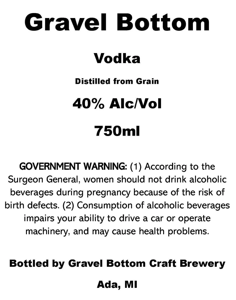 Gravel Bottom label