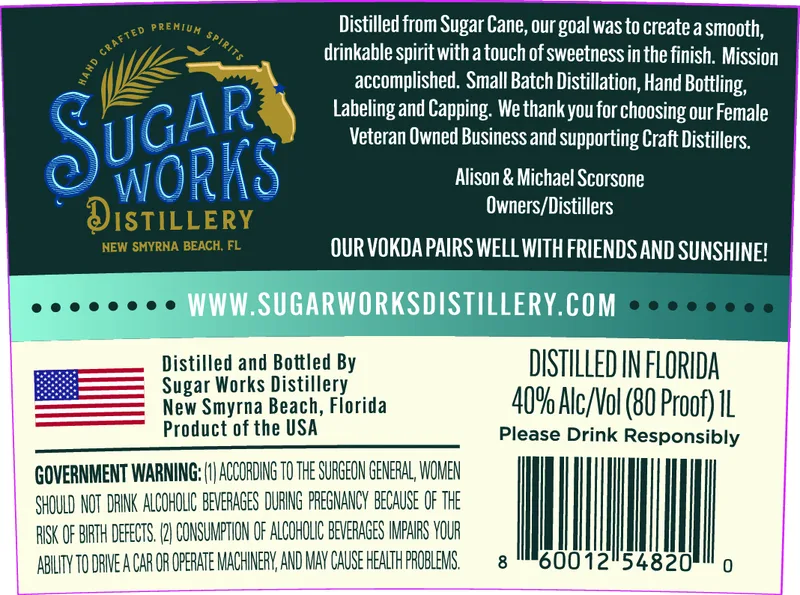Fins Vodka label