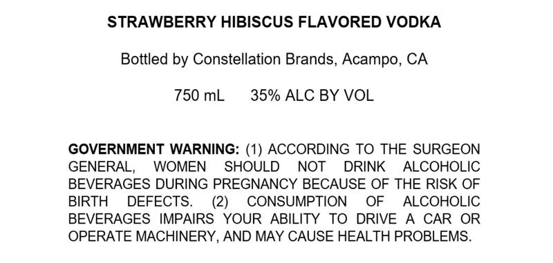 Constellation Brands label