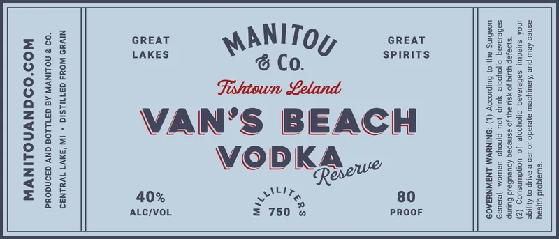 Van's Beach Vodka Reserve