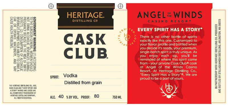 Heritage Distilling CO. Cask Club