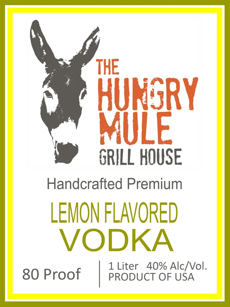 Vodka - Lemon Flavored
