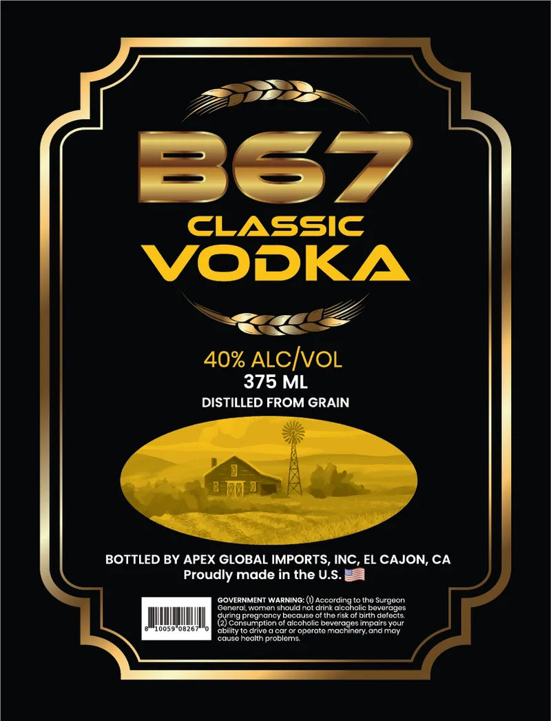 B67 label