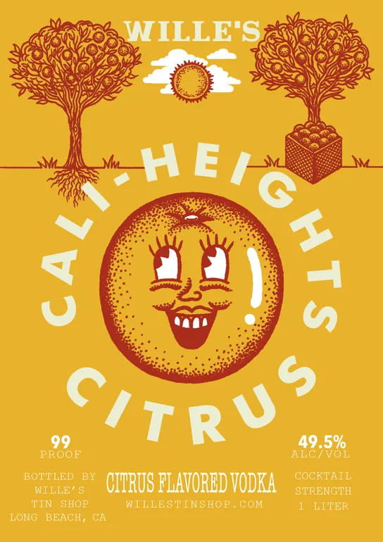Cali-Heights Citrus label