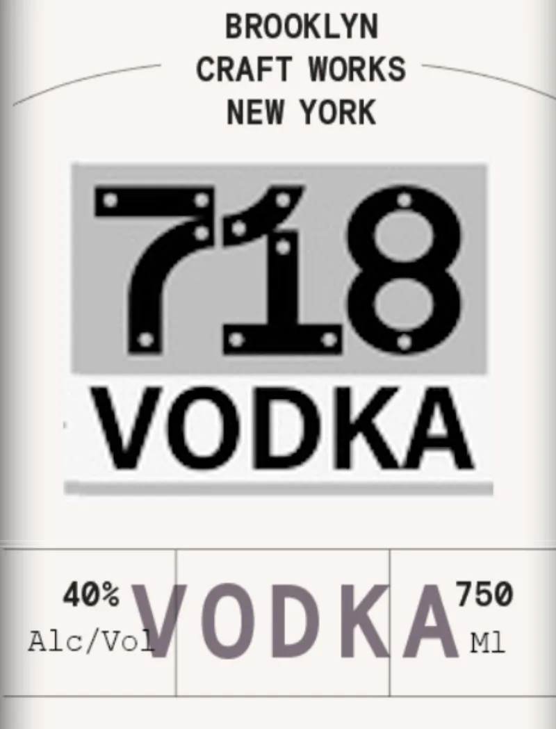 718 label