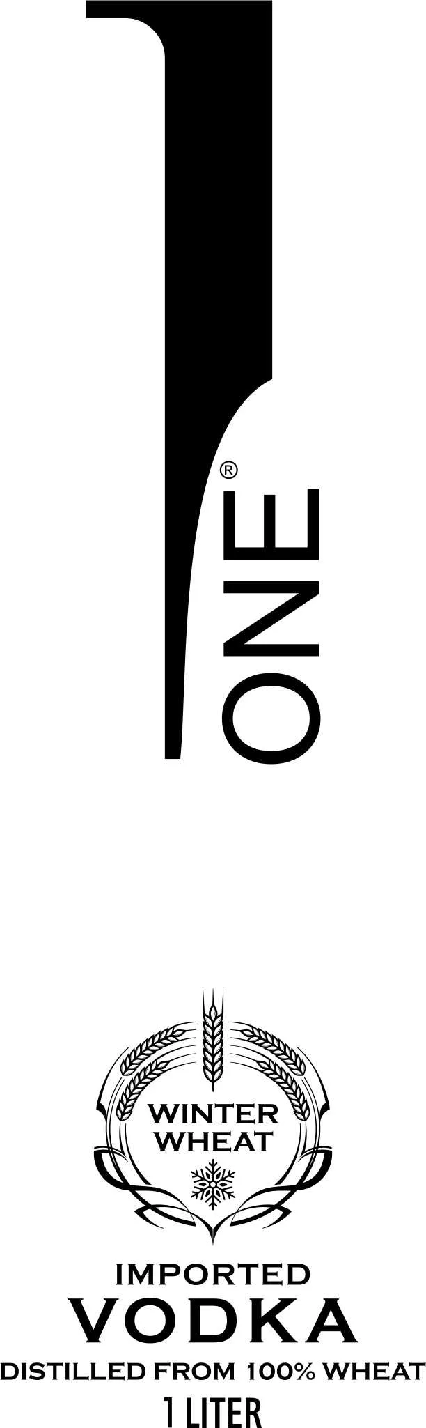 1one Vodka label