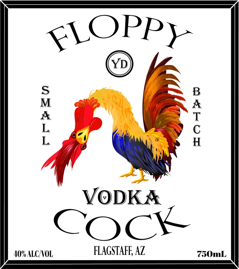 Floppy Cock label