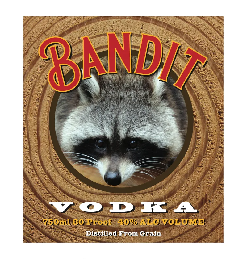 Bob's Creek Bandit Distillery label