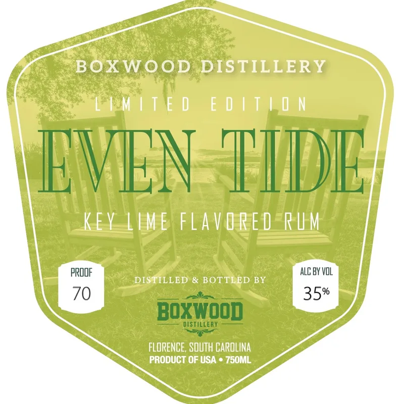 Even Tide Key Lime Flavored Rum