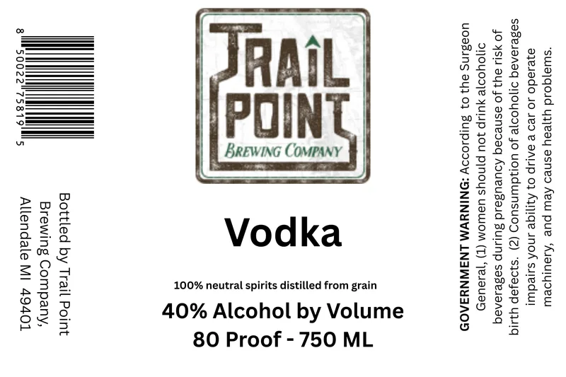 Trail Point Vodka