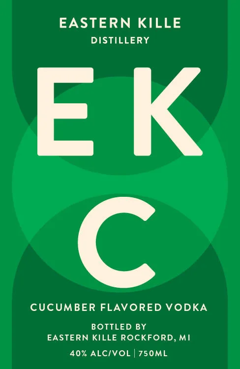 Eastern Kille Distillery label