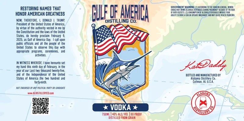 Gulf Of America Distilling CO. Vodka