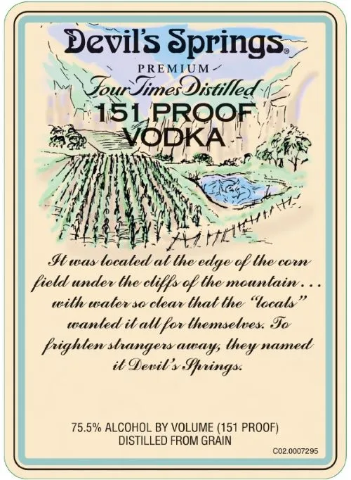 Vodka 100 Proof Up Usb