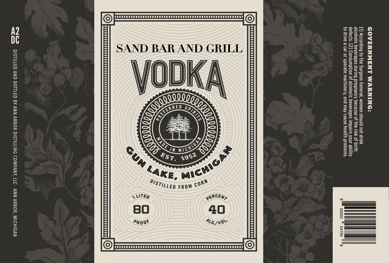 Sand Bar And Grill Vodka