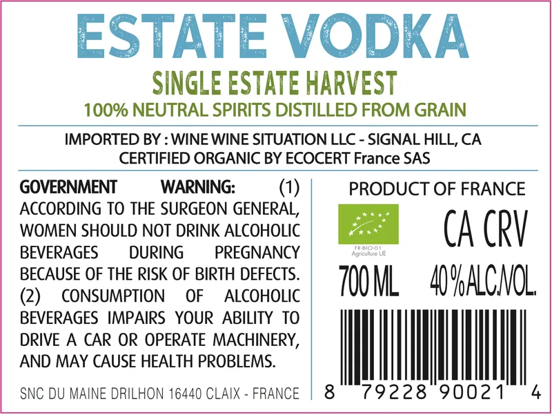 Estate Vodka