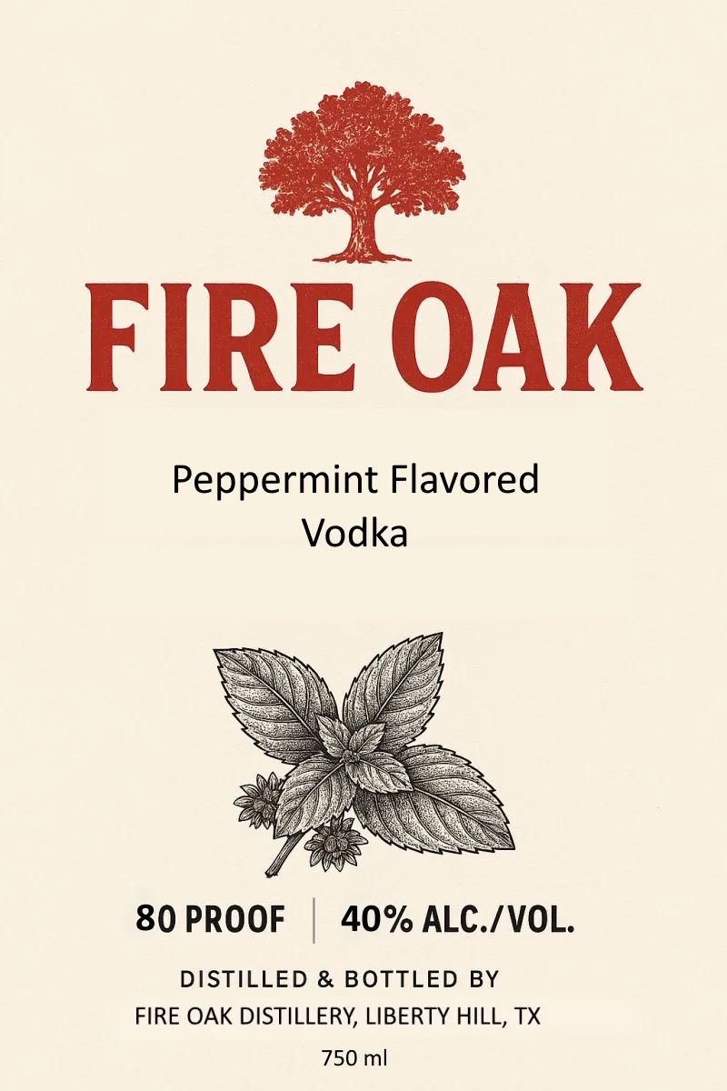 Vodka - Peppermint Flavored