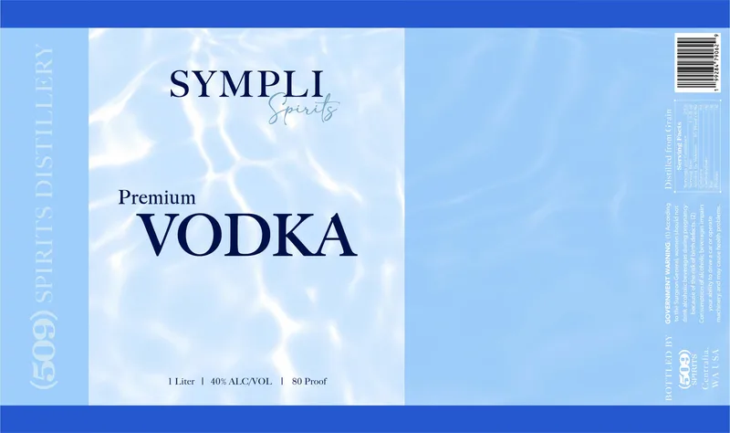 Sympli Spirits Premium Vodka