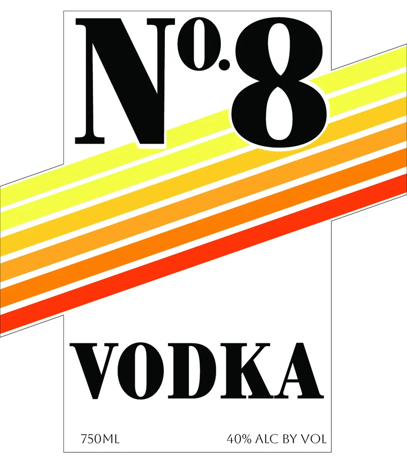 No. 8 label