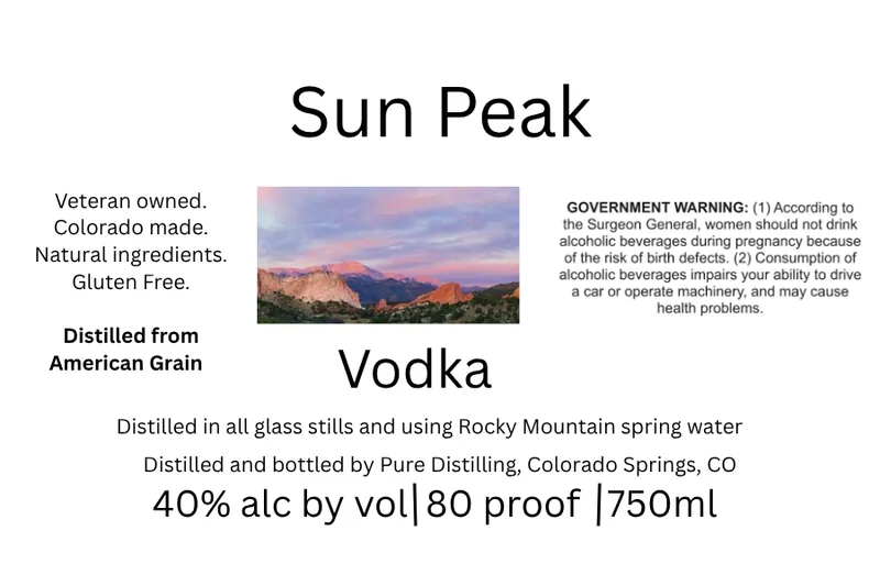 Sun Peak Vodka