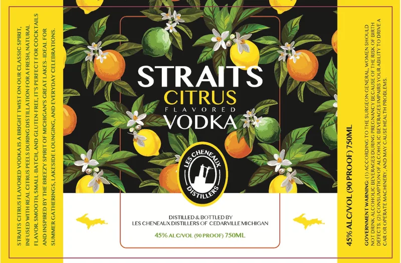 Straits Citrus Flavored Vodka