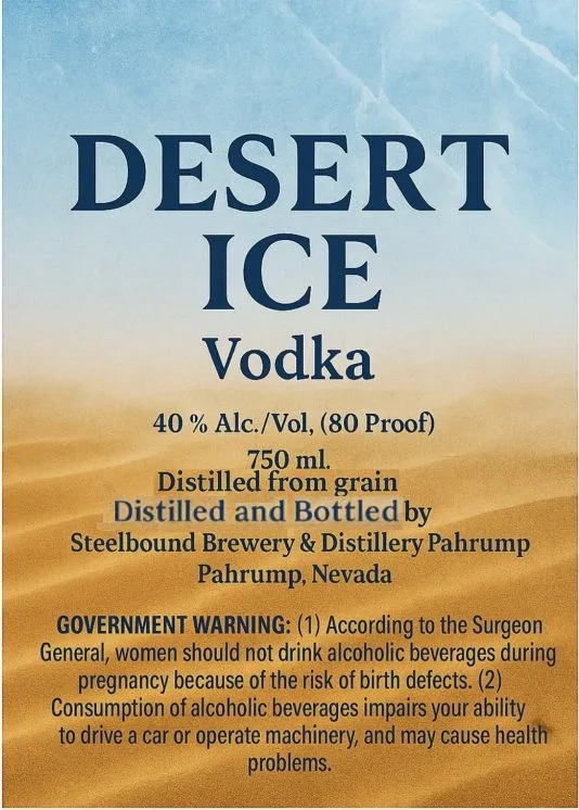 Desert Ice label