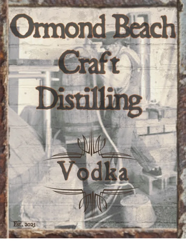 Ormond Beach Craft Distilleries label